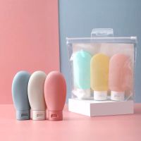 60ml Lotion Cosmetic Bottle Colorful Shampoo Shower Gel Travel Refillable Sub-Bottling Set Empty Container Portable Travel Size Bottles Containers Tra