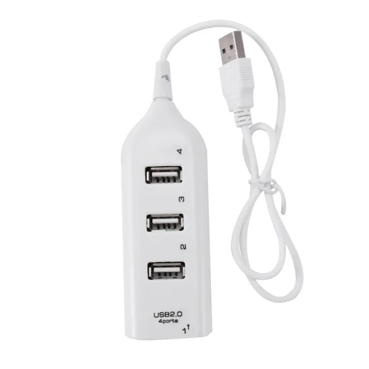 Moltiplicatore Hub USB 2.0 Vulcan 4 Porte - Plug And Play - Nero - Compatibile Windows E Mac - Zioshop-it