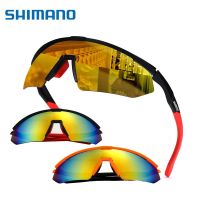 Shimano Cycling Sunglasses Men Women UV400 Sports Glasses Riding Fishing Driving Eyewear MTB Road Bike Goggles Bicycle Blinkers