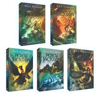 5 / ชุด Percy Jackson &amp; The Olympians นวนิยายภาษาอังกฤษต้นฉบับหนังสือภาพภาษาอังกฤษสำหรับเด็กหนังสือนิทานคลาสสิก