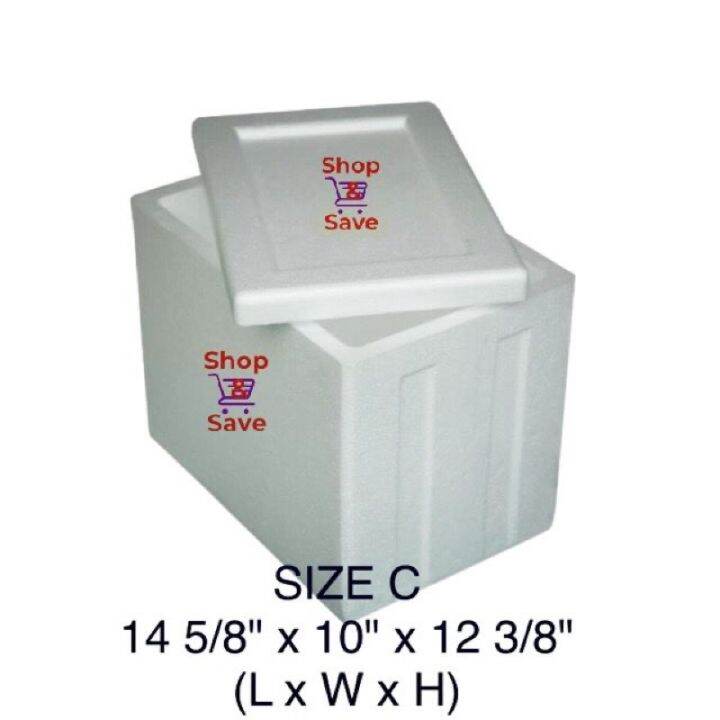 STYRO BOX / SIZE C ICE STYROFOAM CHEST COOLER Lazada PH