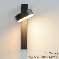 โคมไฟติดผนัง LED ในร่มพร้อมสวิตช์9W โคมไฟติดผนังห้องนอนห้องนั่งเล่น Nordic Modern Wall Light Aisle Study Reading Wall Sconces