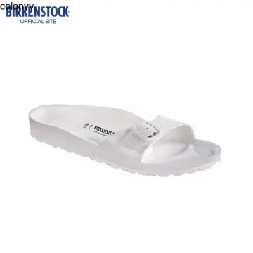 White birkenstocks arizona on sale women's