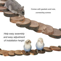 Hamster Ladder Playground Small Pet Round Platform Natural for Exercise