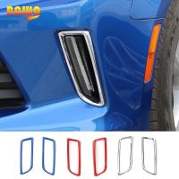 BAWA ABS Car Exterior Front Daytime Running Light Decoration Cover Ring Stickers For Chevrolet Camaro 2017 Up Car Styling