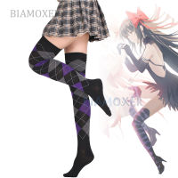 Puella Magi Madoka Magica Homura Akemi Cosplay Socks tights Costume