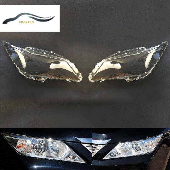 XINFAN Car headlight lens for Toyota Camry, car headlight cover 2012