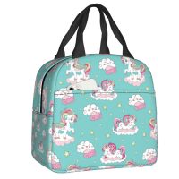 【YOYO Household Products】 Custom Dreaming Unicorns Lunch Bag Men Women Cooler Warm Insulated Lunch Boxes For Children School