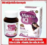 Viên Uống Mama IQ Gold Bà Bầu giúp Bổ Sung DHA ,Nhập Khẩu Đan Mạch