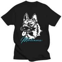 Cool Man Belgian Malinois Dog Fun T-shirt Graphic Tee(1)