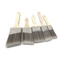 5 Pieces Professional Wood Handle Painting Brushes Home Bedroom Kitchen Wall Decorating Varnish Brush Handtool Artist Brushes Tools