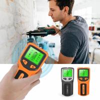 5 In 1เครื่องตรวจจับโลหะ Stud Finder Sensor Wall Scanner LCD Digital Professional Wood AC Wire Finder Cable Wiring Detector Tester