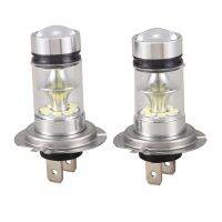 1 Pair High Power LED H7 Bulb 100W 20LED Car Fog Light Lamp Headlights 6000K White