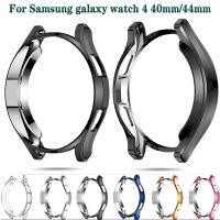 For Samsung galaxy watch4 Classic 42mm 46mm 44mm 40mm TPU Case Cover Plating Bumper Shockproof Protective Casing Soft Protector Shell