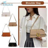 CODNarebig Cod√ กระเป๋าสะพายไหล่กระเป๋าถือแฟชั่นสําหรับสตรีหนัง Pu Messenger Tote สีพื้น