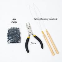 Microlink hair extension Metal Steel Pliers I tip hair extension micro nano ring hair rings Hair Plier microlink hair extensions