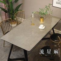 1mm High Quality PVC Soft Glass Tablecloths Kitchen Table Mats For Party Home Table Cover Heat Resistant Table Mat Table Pad