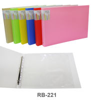 (KTS)แฟ้ม Intop Smart Ring Binder A3 แนวนอน No.RB-221 คละสี