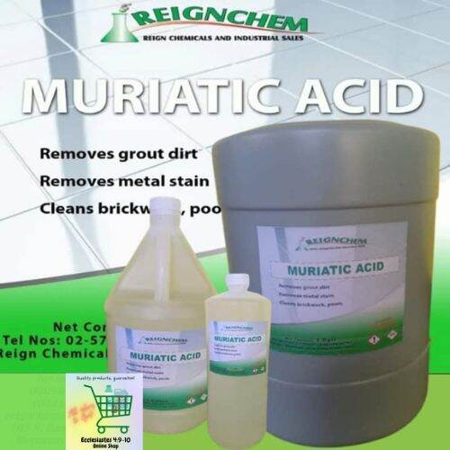 Muriatic Acid Disinfectant and Cleaning Solution Lazada PH