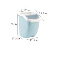 SHUANGMAO Pet Dog Food Storage Container 15L Dry Cat Food Box Bag Moisture Proof Seal Airtight with Measuring Cup Litter Product