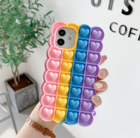 เคสซัมซุง/samsung A20/A30/A71(4G)/A11/A51/A50/A30s/A32(5G)พร้อมส่งจากไทย!! เคส pop it รูปหัวใจ เคสรุ้ง เคสนิ่ม เคสซิลิโคน เคส TPU เคสมือถือ