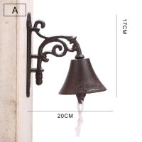 European Classical Cast Iron Bell Garden Wall Doorbell Home Decor Ba Hotel Villa Wall Decoration Country Outdoor Retro Doorbell