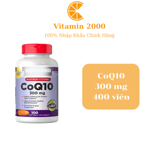 Kir.land hỗ trợ t.i.m m.ạ.ch coq10 300mg 100 viên - vitamin 2000 - ảnh sản phẩm 1
