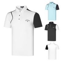 PING1 PXG1ใหม่ TaylorMade1ประตู DESCENTE ไข่มุก Callaway1คุณภาพ♞เสื้อยืดผู้ชายแขนสั้นกลางแจ้งกางเกงเล่นกอล์ฟฤดูร้อน,Baju Atasan Olahraga โปโลระบายอากาศแห้งเร็วเสื้อยืดกอล์ฟ