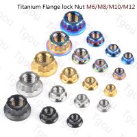 Wanyifa Titanium Nut M5/M10 Bi Hex Flange 12 Point Nuts untuk Motor Retrofit