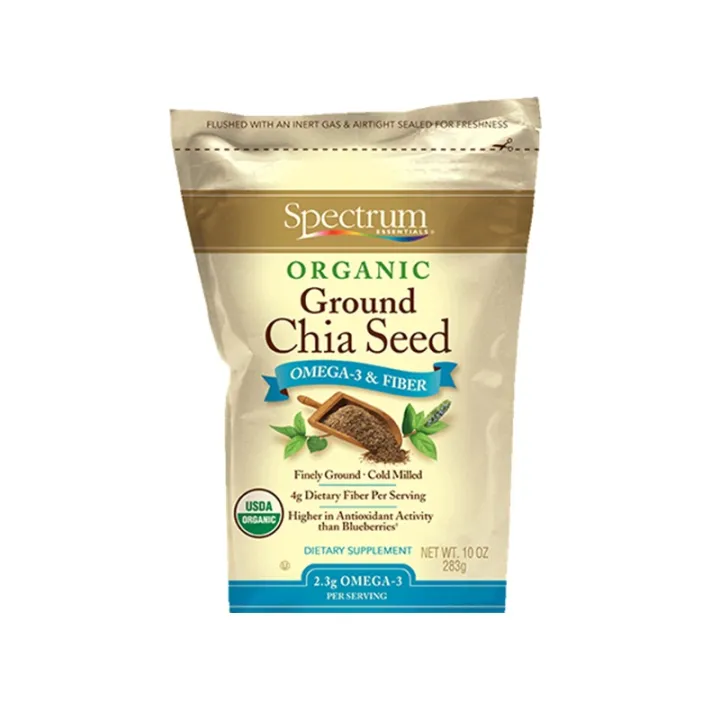 Spectrum Ground Chia Seeds Organic 10oz (283g) Lazada PH