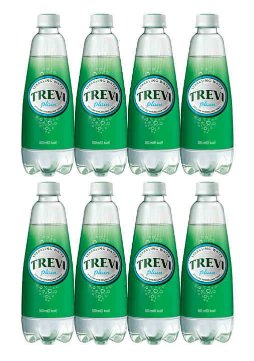 LOTTE Trevi Sparkling Water Plain Multipack (8 x 500ml) Lazada Singapore