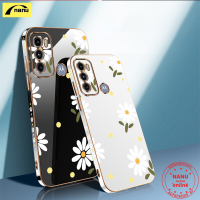 [NANU] เคสสำหรับโมโตโรล่า G20 G10 G30 G50 G60 G40ฟิวชั่น G8 G9 E20 Edge20 E6S E7 E7i เล่นบวกพลังงาน Lite Moto G สไตลัสลายดอกไม้น่ารักฝาครอบคู่