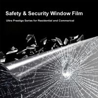 Window Security Film Safety Clear Window Film Waterproof Glass Tint 2/4 Mil Adhesive Vinyl Protection Sticker for Home Office