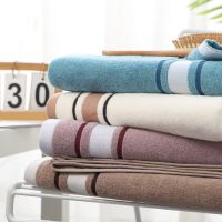 Striped Thick Bath Towels Cotton Hand Face Hair Towel Soft Comfortable Family Bathroom Hotel Adult Children Toalhas De Banho Towels