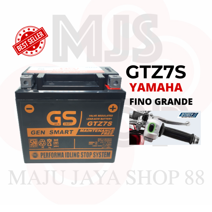 Aki Motor Yamaha Fino 125 Grande GTZ7S GTZ6V YTZ7S YTZ6V GS MF Aki