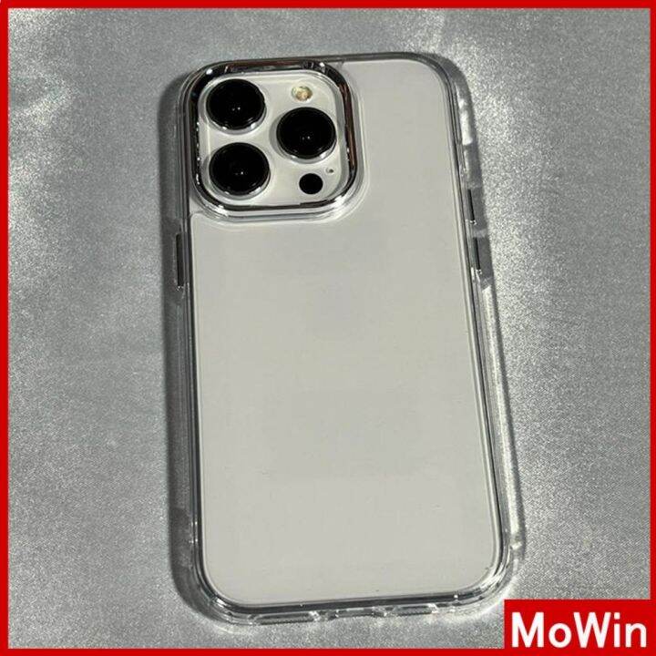 mowin-เข้ากันได้สำหรับ-เคสไอโฟน-เคสไอโฟน11-เคส-สำหรับเคส-iphone-หรูหราชุบเลนส์เคสนิ่ม-ป้องกันกล้องเคสใส-เรียบง่าย-เข้ากันได้กับ