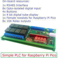 Rs485ง่าย Plc Io ขยายคณะกรรมการมัลติฟังก์ชั่ล่าช้าโมดูลรีเลย์สำหรับหลาม C