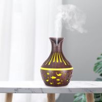 Air Humidifier Aroma Diffuser เครื่องฟอกอากาศ เครื่องพ่น เครื่องเพิ่มความชื้นในอากาศ LED Humidifier Home Office