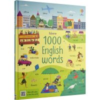 1000 English words Usborne word book 1000 English words childrens English word learning thing cognition Theme 3 years old + multi theme scene words English original imported childrens book