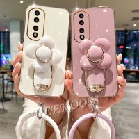 เคสสมาร์ทโฟน Honor 90 Lite X8a Magic5 Pro 5G 4G เคสใส่โทรศัพท์น่ารักพร้อมกังหันลม3D หมุนได้ + สร้อยข้อมือเคสนิ่ม Honor90 Honor90Lite