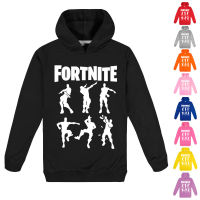 Fortnites เสื้อกันหนาวเสื้อฮู้ดอนิเมะเด็กหญิงเด็กชายเกาหลี9สีเสื้อผ้าเด็กแขนยาวผ้าฝ้าย65% ฤดูใบไม้ผลิและฤดูใบไม้ร่วง + 0000ใยโพลีเอสเตอร์35%