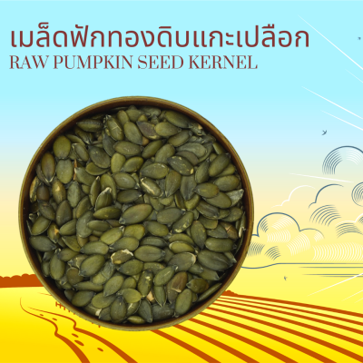 เมล็ดฟักทองดิบแกะเปลือก 1 กิโลกรัม Raw Pumpkin Seed Kernel 1 kg