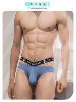 Langxi Mens Ice Silk Mesh Underpants Summer Thin Section Breathable Pure Color Young Boys Sexy Trendy Mesh Briefs