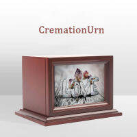 dyhewa งานศพพิธี Suppllies Pet Cremation Urn สำหรับขี้เถ้าไม้ Burial อุปกรณ์ Longeous Box Crematorium สำหรับ Dog Cat Photo Frame