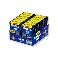 ฮอลล์ เอ็กซ์เอส ลูกอมชูการ์ฟรี เรดบูล 13.8 กรัม x 12 กล่อง - Halls XS Candy Sugar Free Red Bull 13.8g x 12 Boxes