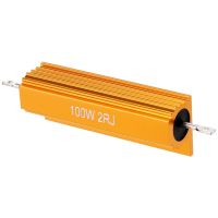 Gold Aluminum Clad Power Resistor Resistance 100W