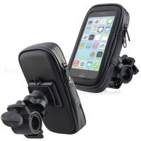 Motorcycle ephone Holder Support Moto Bicycle Rear View Mirror Stand Mount Waterproof Scooter Motorbike Phone Bag for Samsung