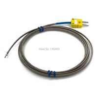 Holiday Discounts FTARW03 3M High Temperature Resistance Metal Screening Cable Wire Head Plug Connection Thermocouple Temperature Sensor