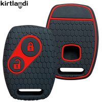 silicone 2 Buttons Car Key Case Shell Remote Fob Cover For Honda CR-V Civic Insight Fit SRV FRV chord 7 Jazz Gr8 150 R