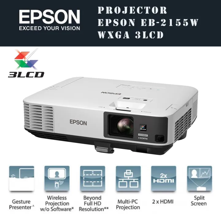 Projector Epson EB2155W WXGA 3LCD Lazada.co.th